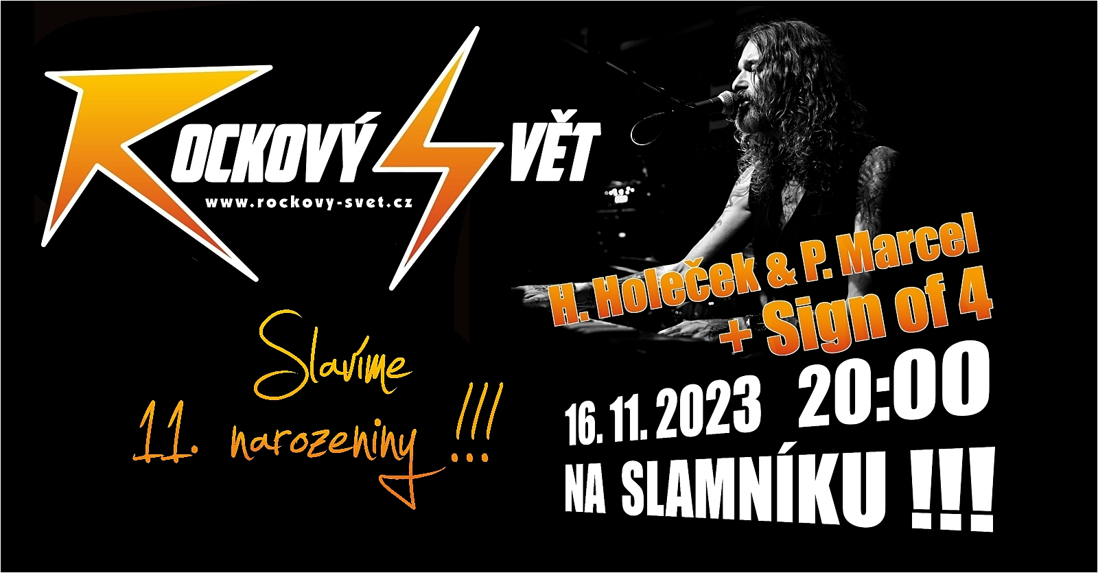 Koncert Rockového světa se odehraje Na Slamníku